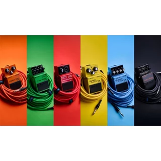 BOSS BIC-10A BK / OR / YL / GN / RD / BU สายแจ็คสี 3 เมตร 3m. สำหรับเครื่องดนตรี สินค้าจากตัวแทนในประเทศไทย