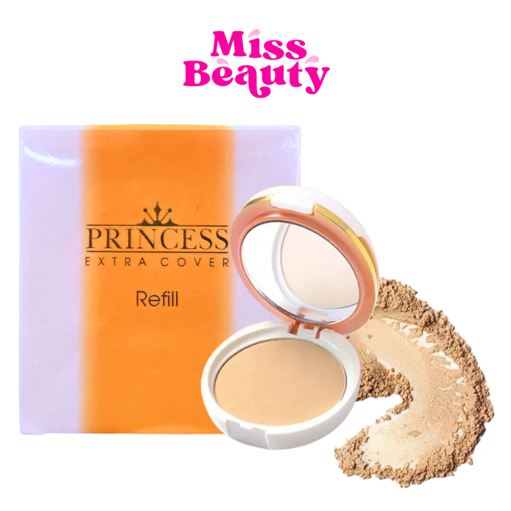(ตลับ) Ar Princess Extra Cover Powder Cake Refill เออาร์ พริ้นเซสส์ เอ็กซ์ตร้า คัฟเวอร์ พาวเดอร์ เค้ก * รีฟิล* 13.5 กรัม