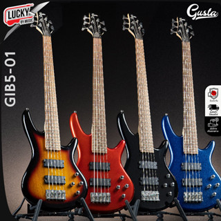 [ส่วนลด1000-📸] เบส Gusta GIB5-01 II เบสไฟฟ้า จำนวน 5 สาย ประ…