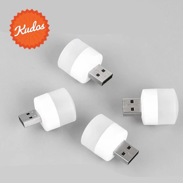 หลอดไฟ LED ขนาดเล็ก ไฟ USB ทรงกลม พกพาง่าย สว่างมาก BY KUDOSTH
