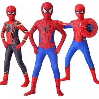 ชุดคอสเพลย์ Spider Man ชุดสไปเดอร์แมน เด็ก spiderman ชุดซุปเปอร์ฮีโร่ ชุดแฟนซี ชุดซูเปอร์ฮีโร่เด็กชาย เครื่องแต่งกาย 3D