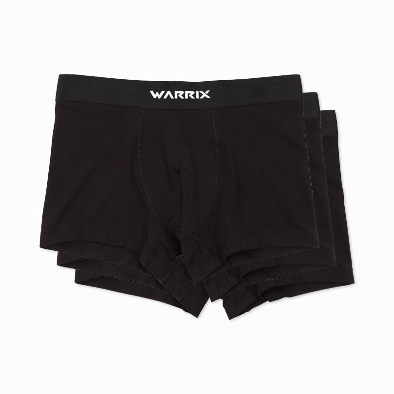 WARRIX กางเกงชั้นใน Men's Underwear Mid Waist ทรง Trunk (WU-244ALMCLP2) แพ็ค3ตัว — صورة 5
