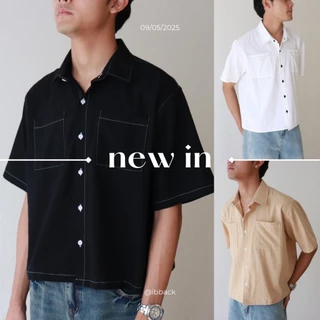 IBB MUSLIN CROPPED SHIRTS เสื้อเชิ้ตผ้าฝ้ายมัสลิน