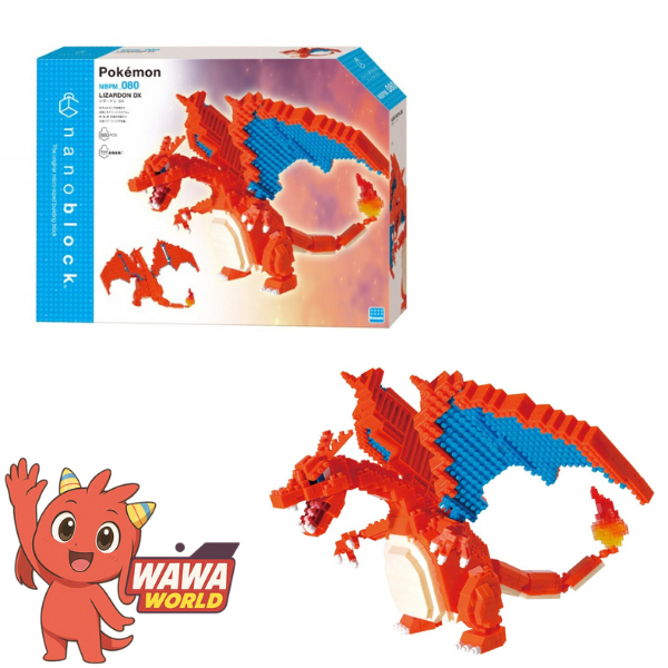 Kawada Nanoblock Pokémon Lizardon Deluxe Edition NBPM_080