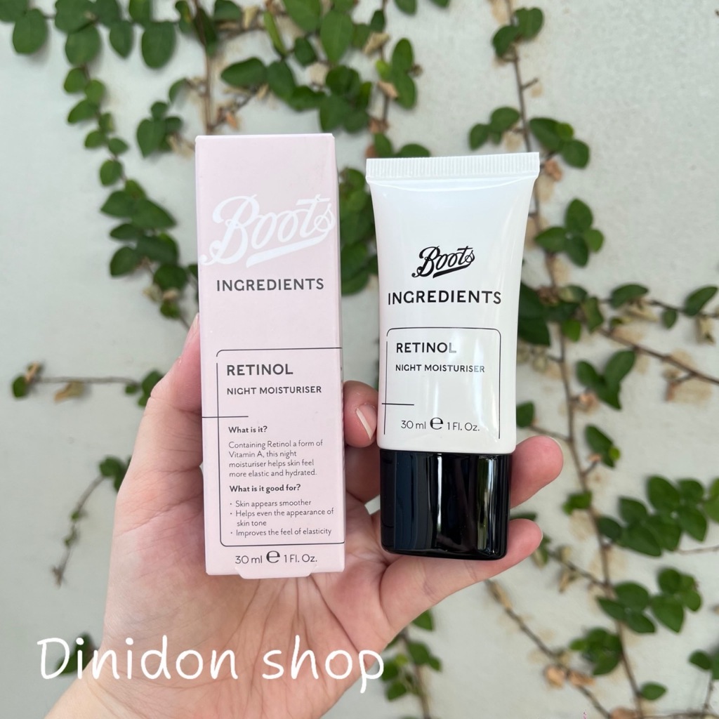 ((dinidon shop)) Boots Ingredients Retinol Night Moisturiser 30 ml.