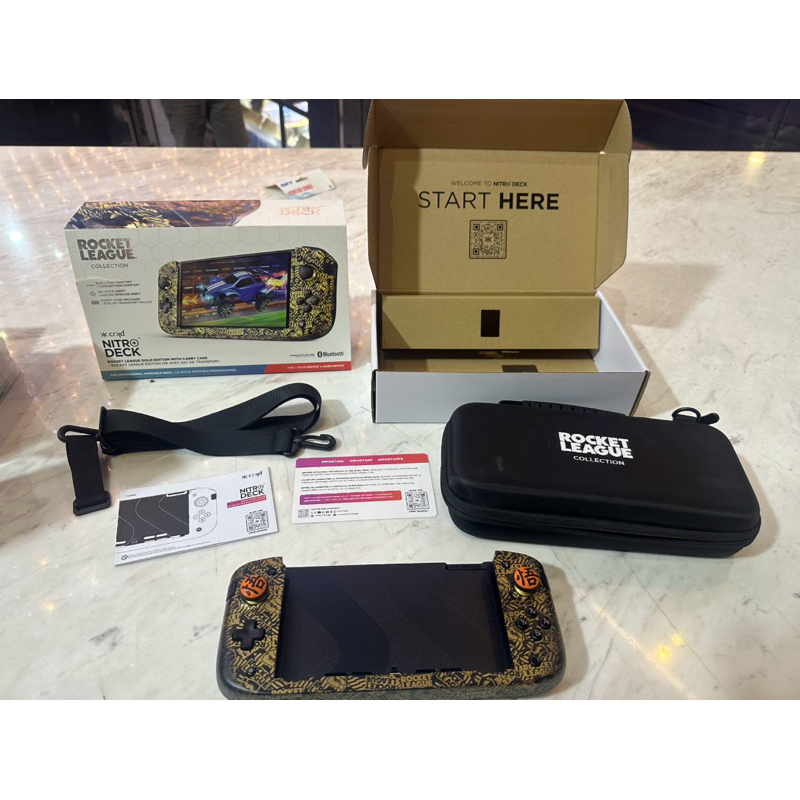 Nitro Deck+ Rocket League Gold Edition With Carry Case