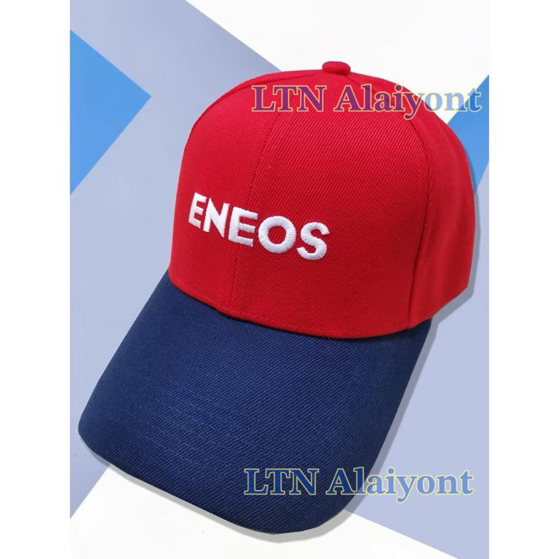 ✅🌈 ของแท้ - ใหม่❣️ หมวก eneos ตามแบบ jay chou เจย์โชว์  สีแดง ปีกน้ำเงิน เอเนออส สวย ดูคูล ( x 1 ใบ )
