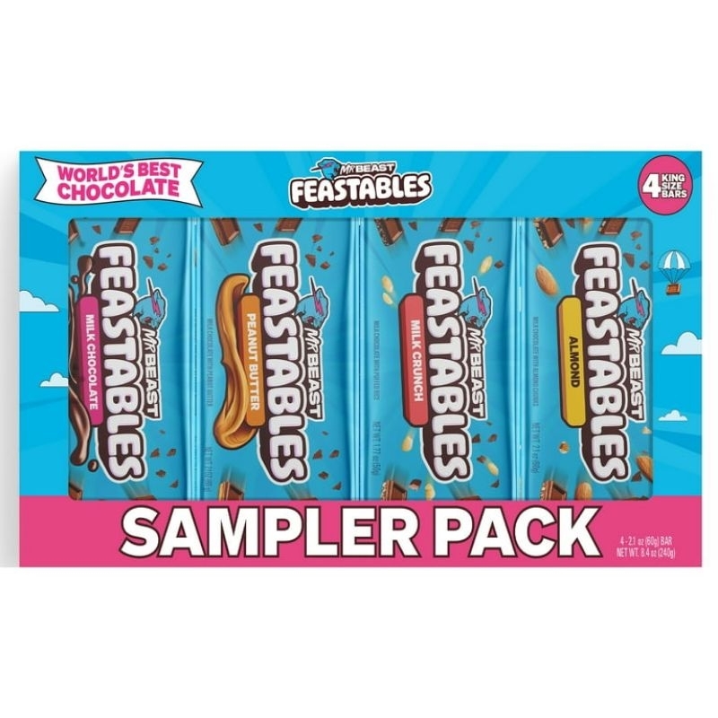 Mr. Beast Chocolate - Sample Pack (Pre-order)