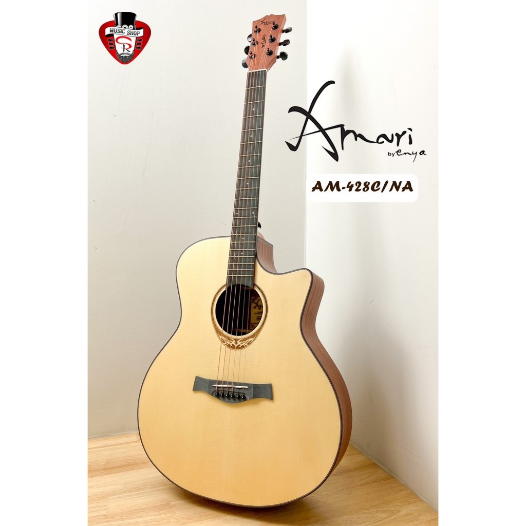 Amari กีต้าร์โปร่ง Amari AM428C ขนาด 41 นิ้วมาตราฐาน Acoustic Guitar