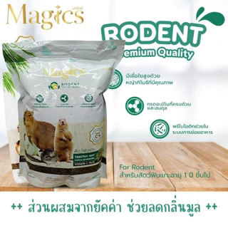 Magic Rodent 1kg. เเพ็ตเกต แพรี่ด๊อก แกสบี้ ชินชิร่า กระต่าย ทานได้ ส่งด่วนฟรีทุกวัน