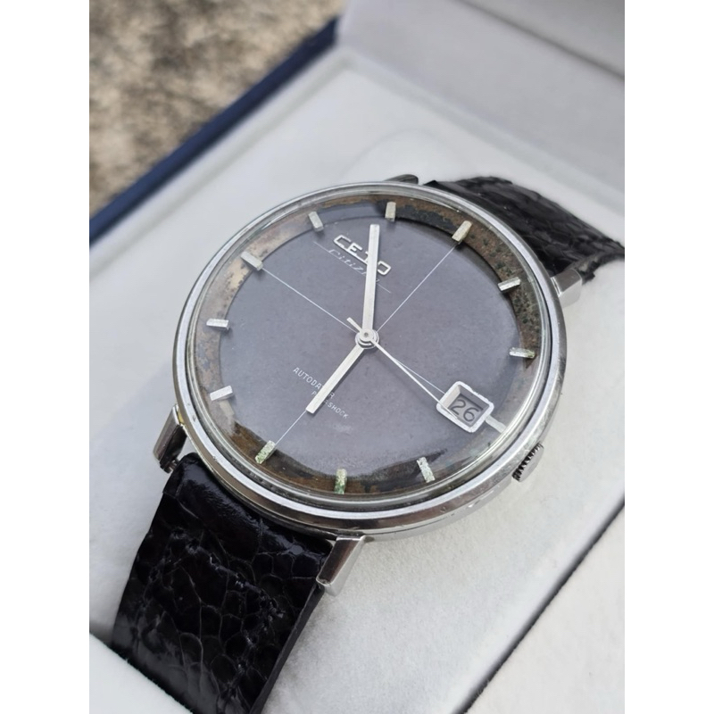 นาฬิกา CITIZEN CETO AUTOMATIC    หน้าปัดดำ(รับประกัน3เดือน)