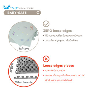 Taf Toys แผ่นรองคลาน จิ๊กซอว์ นุ่ม ขนาดใหญ่ Urban Garden XL Soft Puzzle Mat ของใช้เด็กแรกเกิด รูปที่ 7