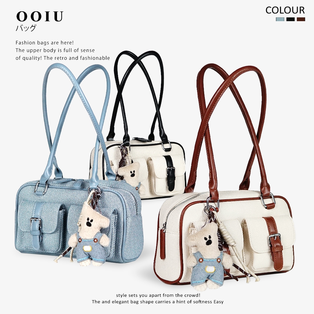 OOIU Bag NEW Vintage RORA  กระเป๋าสะพายไหล่ โรร่า วินเทจ OOIU