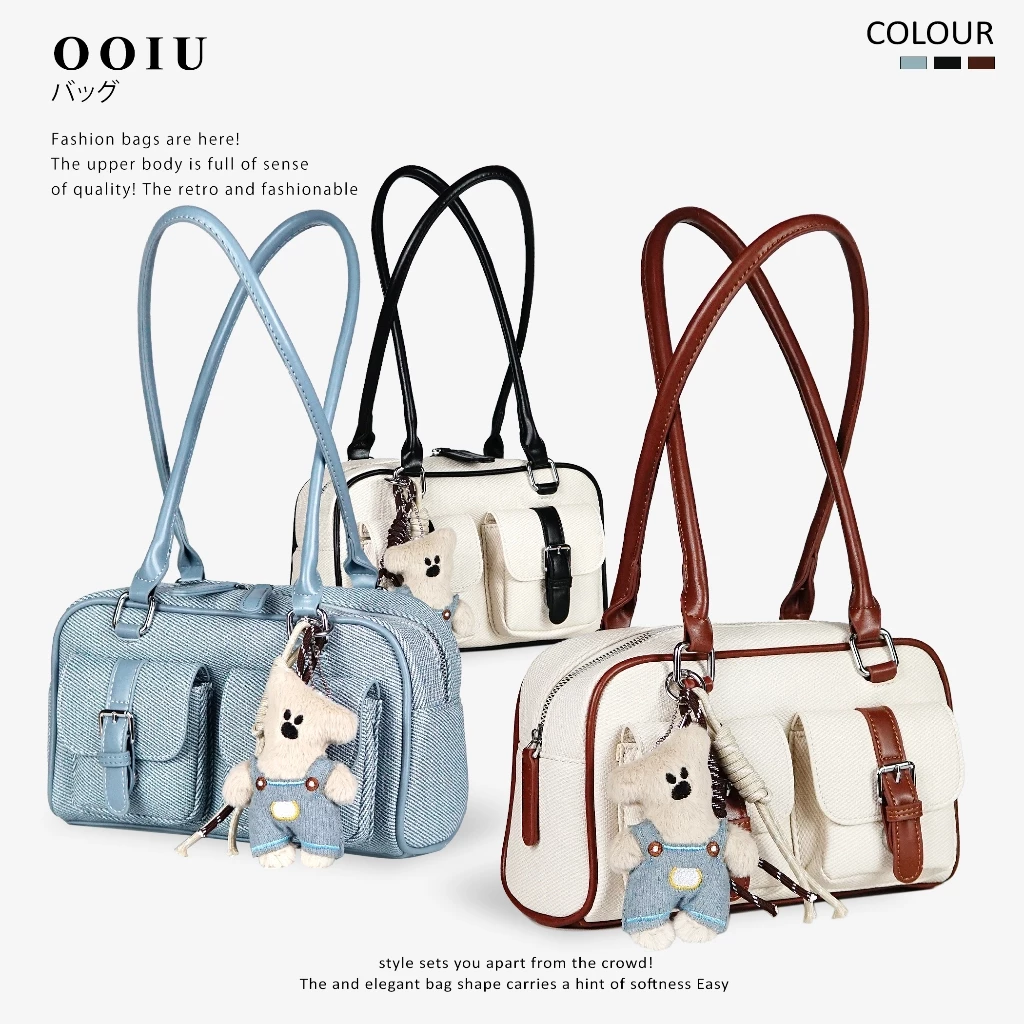 OOIU Bag NEW Vintage RORA กระเป๋าสะพายไหล่ โรร่า วินเทจ OOIU