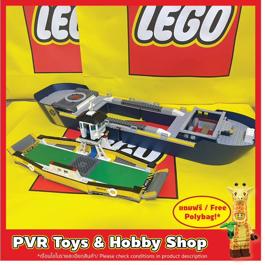 USED มือสอง LEGO® 60119 60266 CITY Police Ship Ferry set2 เลโก้ ซิตี้ เรือ ตำรวจ ตามสภาพ พร้อมส่ง