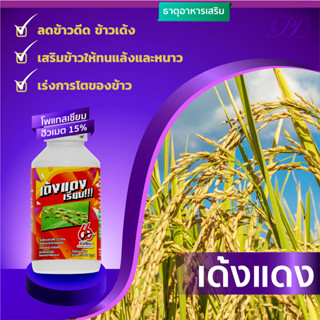 เด้งแดง 500cc (สารโพแทสเซียม ฮิวมัส 15%) ลดข้าวดีด ข้าวเด้ง …