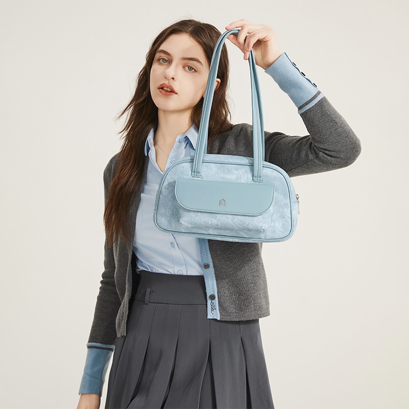 AGE FREE Aespa bag  กระเป๋ากระเป๋าผู้หญิง สไตล์แฟชั่นสาว ายไหล่ผู้หญิงความจุขนาดใหญ่ กระเป๋าแฟชั่น - รูปที่ 2