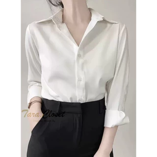 IT022 All Size 5 TARA Shirt เสื้อเชิ้ต คอปก แขนยาว มีมากกว่า 30 สี รุ่นยอดฮิต ทรงคลาสสิค ผ้าไหมอิตาลีอย่างดี ผ้าไม่หนามา