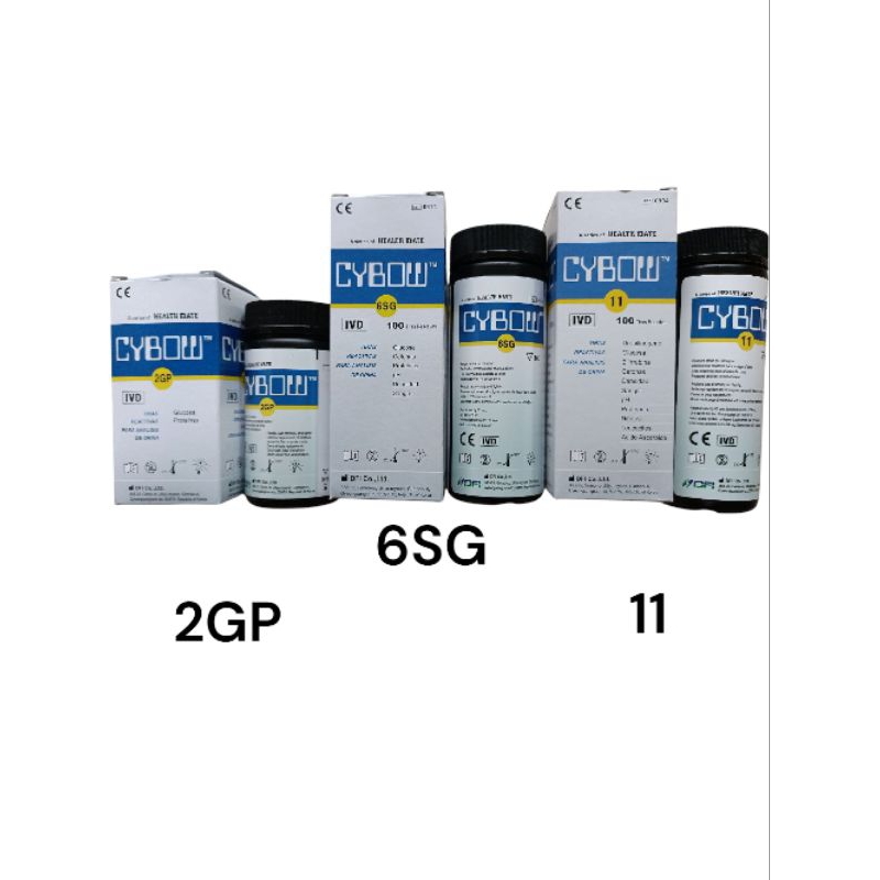 Cybow streifen urinanalyse 100 strips 2GP,6SG,11