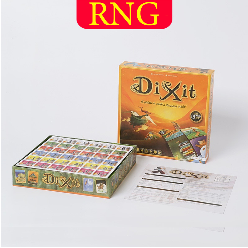 บอร์ดเกมส์ Dixit (เวอร์ชันภาษาอังกฤษ) กล่องแข็งพรีเมี่ยมสวยมาก สินค้าพร้อมส่ง