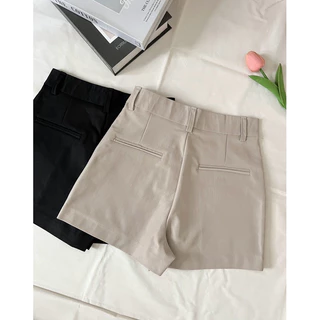 Muntie Shorts🌸(สินค้าใหม่) กางเกงขาสั้นผู้หญิง ทรงสวย ผ้าหนานุ่ม ตกแต่งกระเป๋าหลัง เนื้อผ้าพรีเมี่ยม ขนาด XS-XL