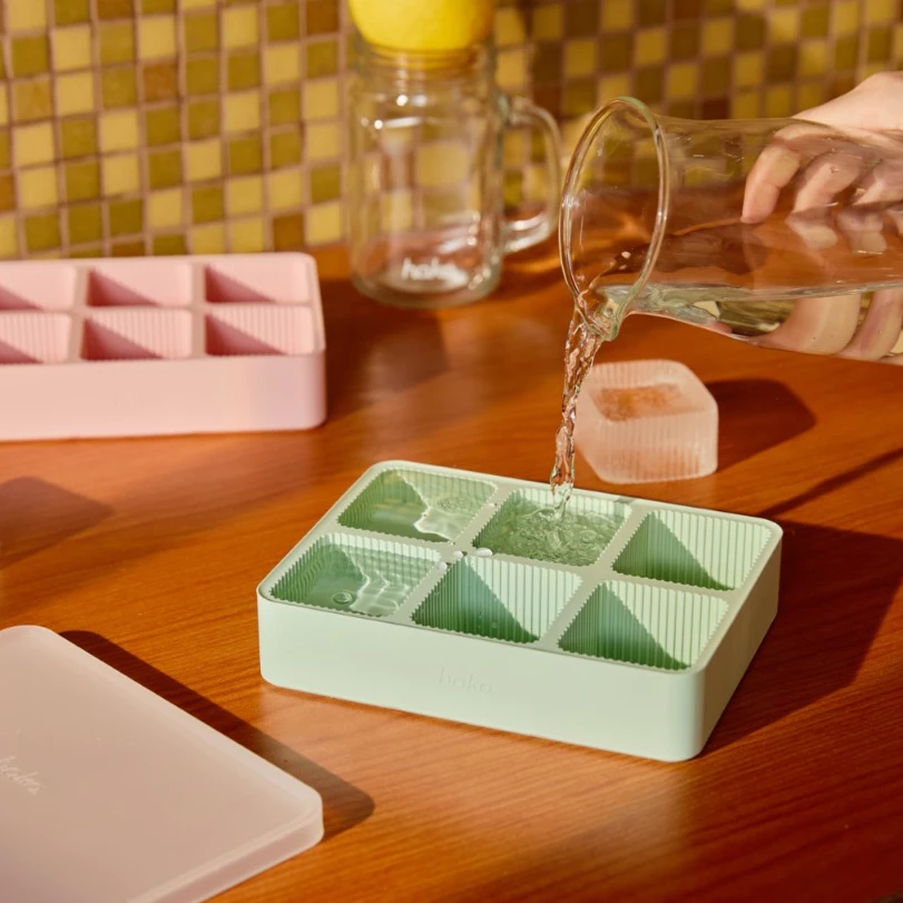 hako Large Silicone Ice Tray 6 cubes ถาดทำน้ำแข็งซิลิโคนแบบใหญ่ 6ก้อน thumbnail 9