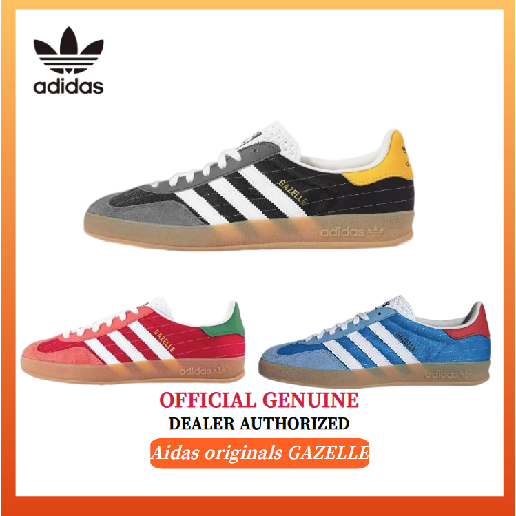 🔥ขายร้อน🔥 รองเท้าผ้าใบ Adidas Originals Gazelle  รองเท้าลำลองใส่สบายแบบยูนิเซ็กส์