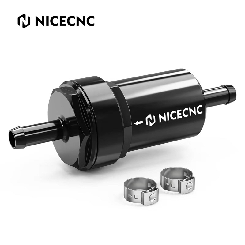 NiceCNC CNC Aluminum KL97 Fuel Filter กรองน้ำมัน สำหรับ KTM Husqvarna GasGas 250 350 450 501  2017-2020, 2021, 2022,2023