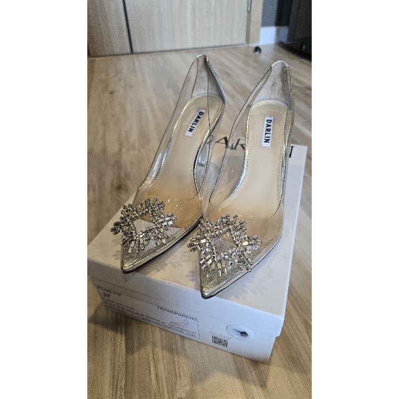Darlin Posie glass Pump รองเท้าส้นสูงออกงาน Darlin jewelry ไซส์37