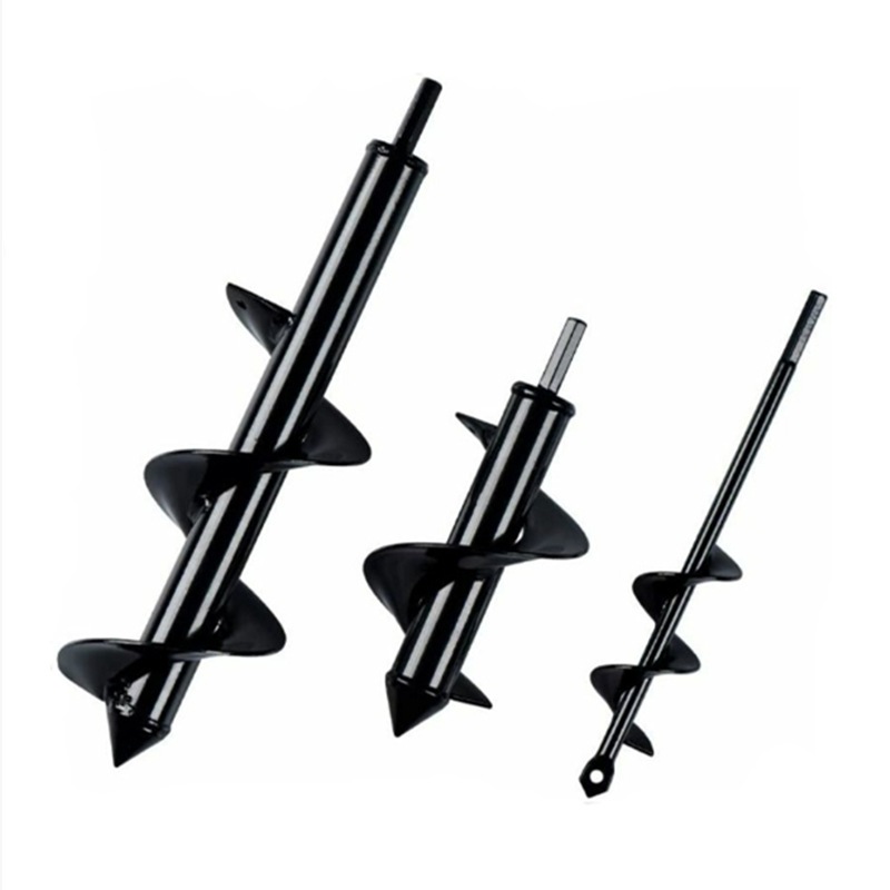 ดอกสว่านเจาะดิน ดอกสว่านเกลียวขนาดเล็ก ก้านสั้น แบบพกพา สำหรับปลูกต้นไม้ พรวนดิน เจาะหลุมในสวน อุปกรณ์ทำสวนคุณภาพสูง