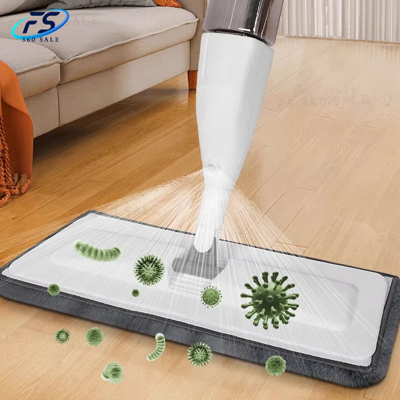 FS360 M92 MOP ไม้ม๊อบ ไม้ถูพื้น แบบสเปรย์ หัวแบน สเปรย์ม็อบ ใส่น้ำยาได้