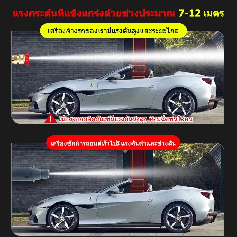 ปืนฉีดน้ำแรงดันสูง ไร้สาย เครื่องฉีดน้ำแรงดันสูง ไร้สาย รุ่น199V Pressure Washers ราคา ถูกที่สุด ดีลบีเคเค แกลเลอรีภาพที่ 2