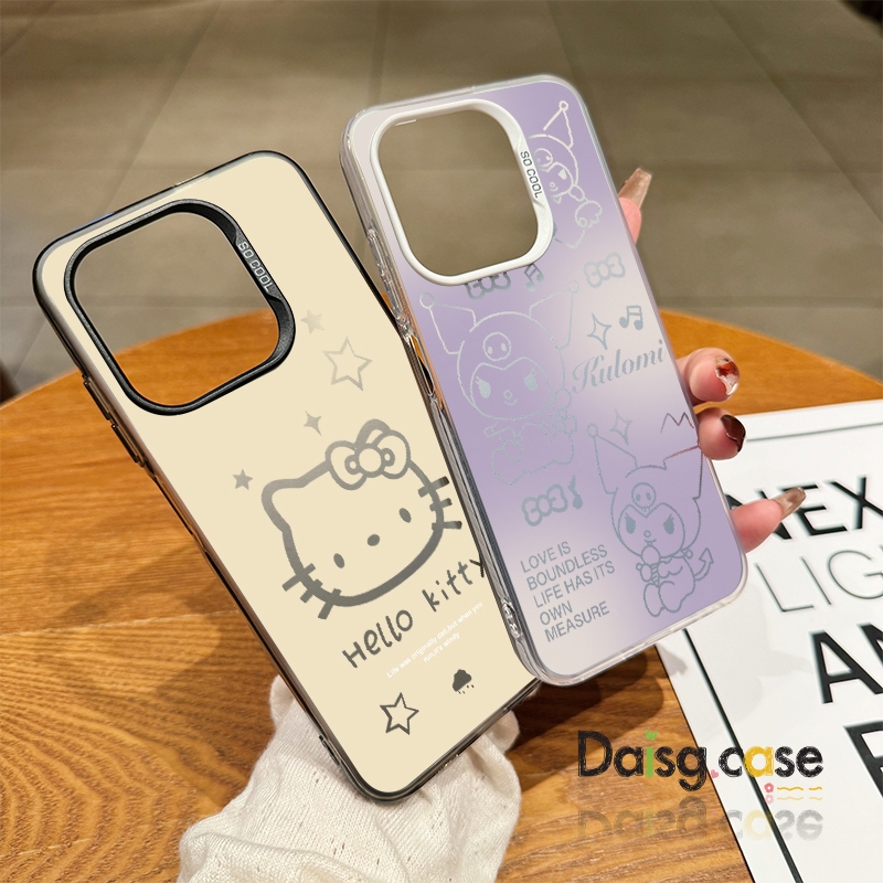 แมวคิตตี้คิตตี้ Kuromi สำหรับ Realme C20 C20A C11 C21Y C25Y C25S C12 C30 C35 C55 C67 5i 5S 6i C3 C53 C51 C51S Note50