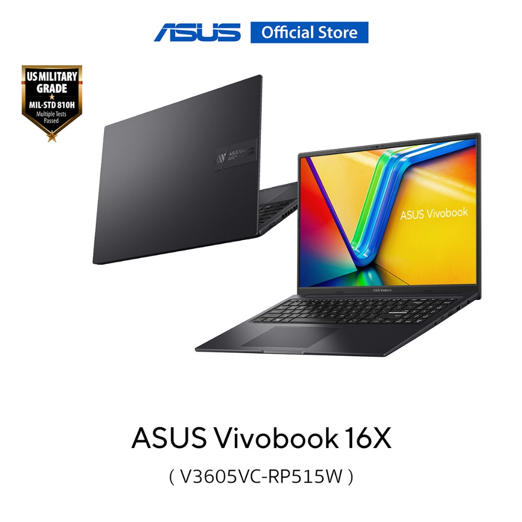 ASUS Vivobook 16X (V3605VC-RP515W) 16" WUXGA (1920x1200), i5-13420H, 16GB, 512GB SSD, RTX3050, W11