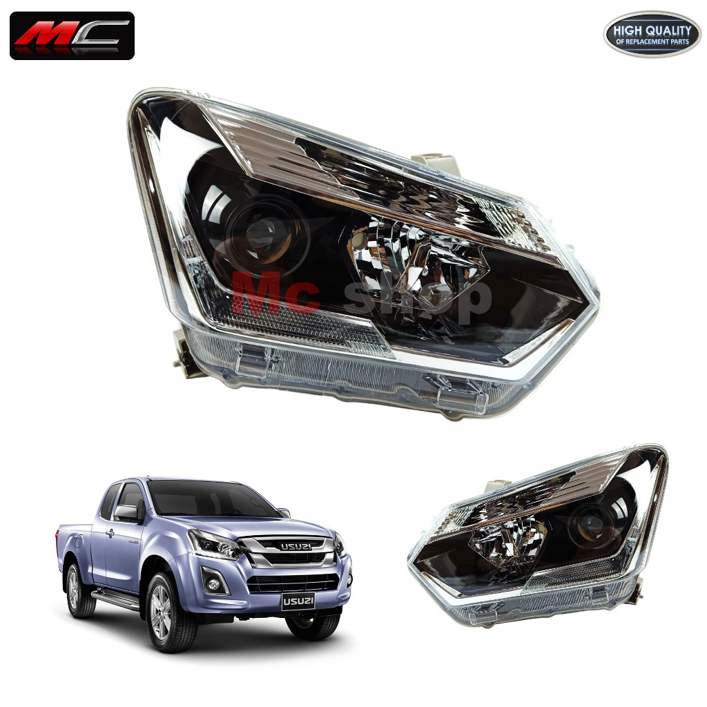 ไฟหน้า D MAX ดีแม็ก 1.9 Blue Power 2015 ดีแม็ค บลูเพาเวอร์ ปี 2016 - 2019 **D-max 2015โปรเจคเตอร์TH