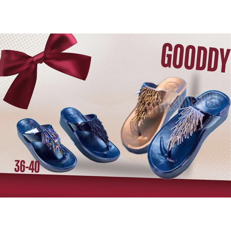 รองเท้าแฟชั่น Gooddy size 36-40 รองเท้าแตะ 🏵️💕🤟