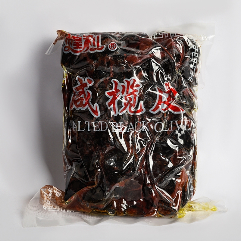 หนำเลี๊ยบเนื้อล้วน 榄皮 500g ไร้เม็ด Salted Olive Skin หนำพ๊วย หนำเลี๊ยบ เนื้อหนำเลี๊ยบ