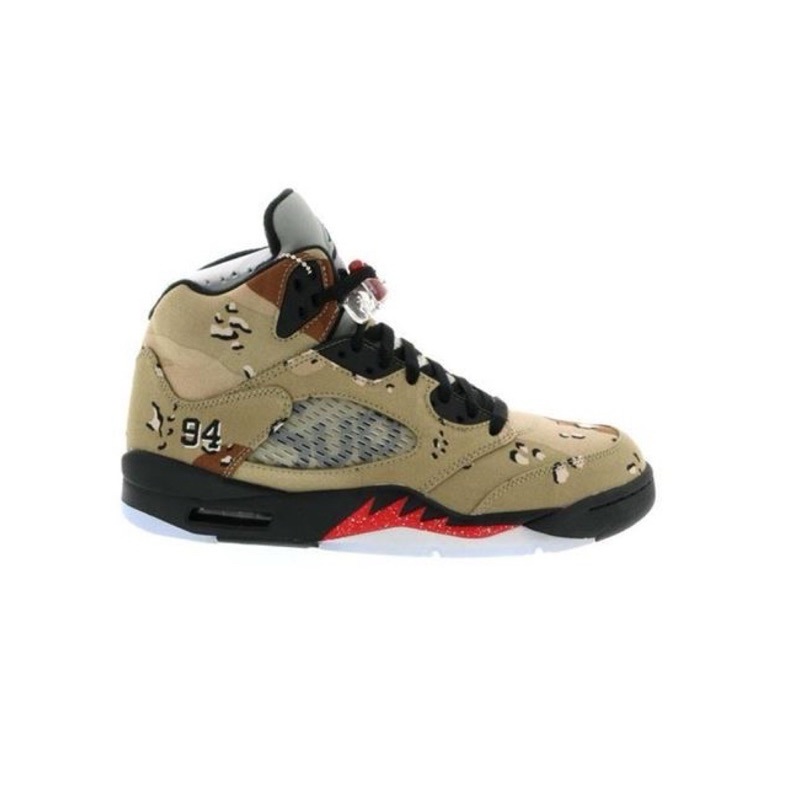 Jordan 5 Retro Supreme Desert Camo / มือ 2 สภาพตามรูป ขอรูปเพิ่มเติมผ่านข้อความได้เลยครับ