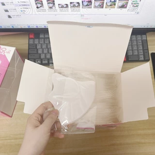 แพคเกจสีชมพูใหม่!!! 🚛จัดส่งที่รวดเร็ว M/L 50ชิ้น V-fit 3D Mask (แพ็คแยกชิ้น) หน้ากากอนามัยไอริสโอยามะ
