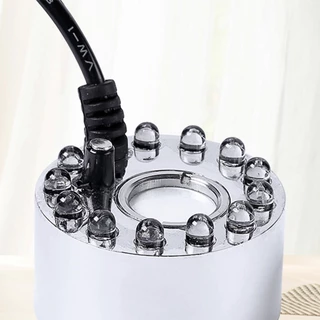 เครื่องทำหมอกอัตโนมัติ เครื่องพ่นหมอก กันน้ำพร้อมไฟ LED สำหรับตู้ปลา บ่อปลา ตกแต่งสวน เพิ่มความชื้น