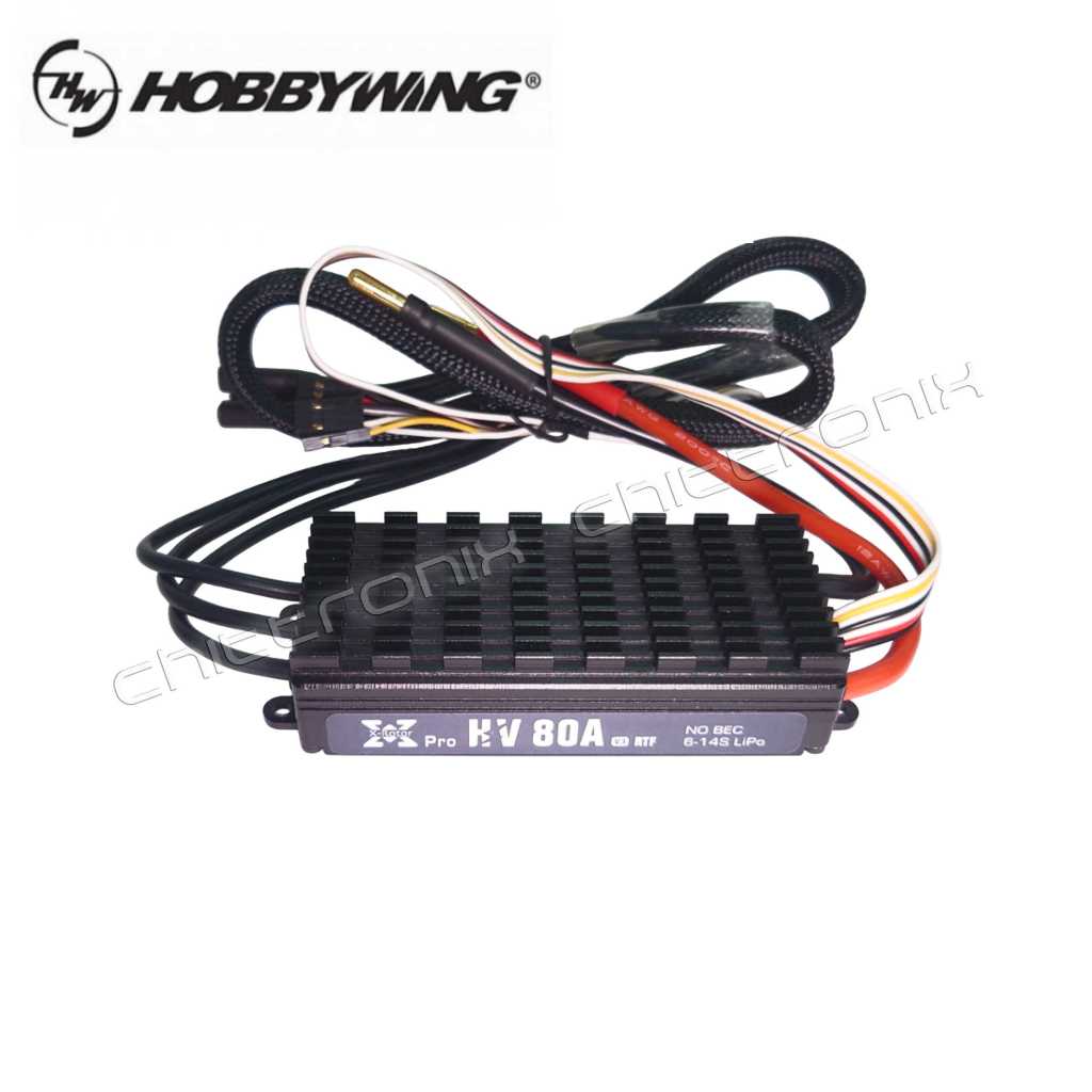 Hobbywing XRotor Pro 80A HV V3 RTF 6-14S RC Brushless Motor Speed Controller สปีดคอนโทรล