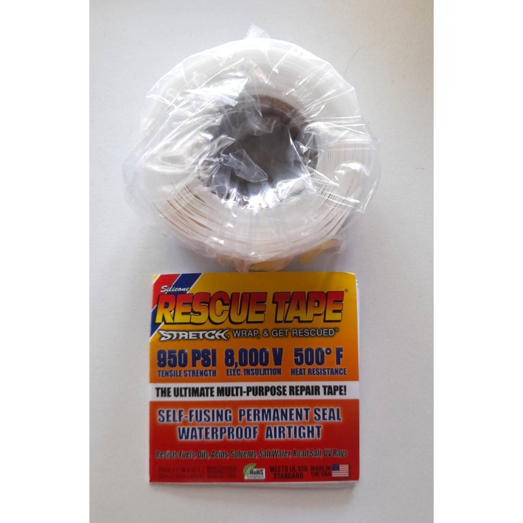 Rescue Tape เทปซิลิโคนอเนกประสงค์มาตรฐานอเมริกา ซ่อมท่อแตกหรือรั่วเมื่อฉุกเฉิน แค่ยืดแล้วพัน