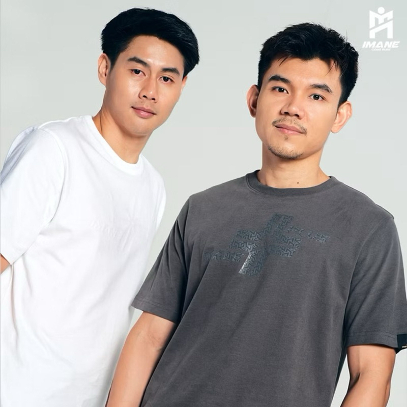 IMANE เสื้อยืดคอกลม IMANE PLUS [ IPA6 001 ]