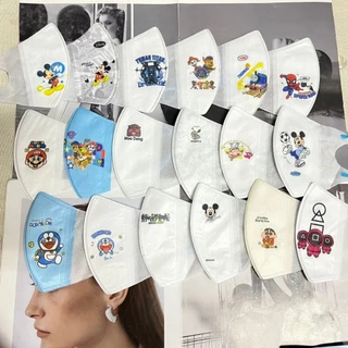 ขายส่ง 5ห่อ60บาท หน้ากากอนามัยเด็ก 3D ลายการ์ตูน คละลาย ชาย/หญิง มีพร้อมส่ง