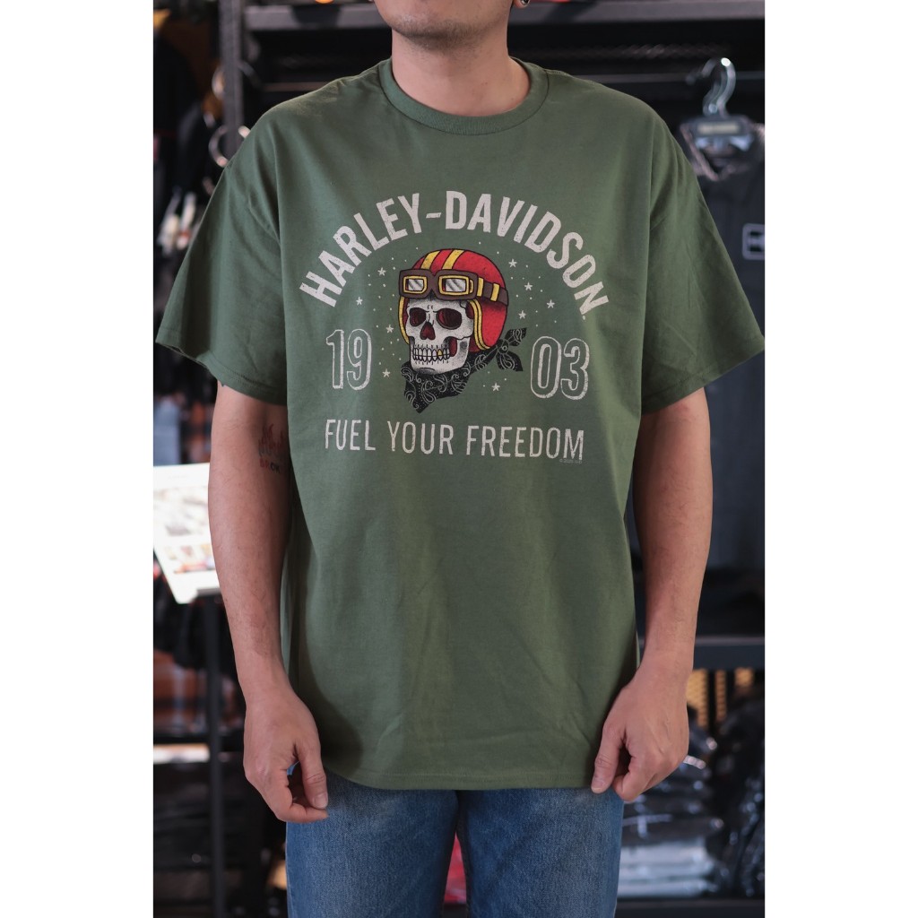 เสื้อยืดลิขสิทธิ์แท้ HARLEY-DAVIDSON OF UBON RATCHATHANI - TRADITION