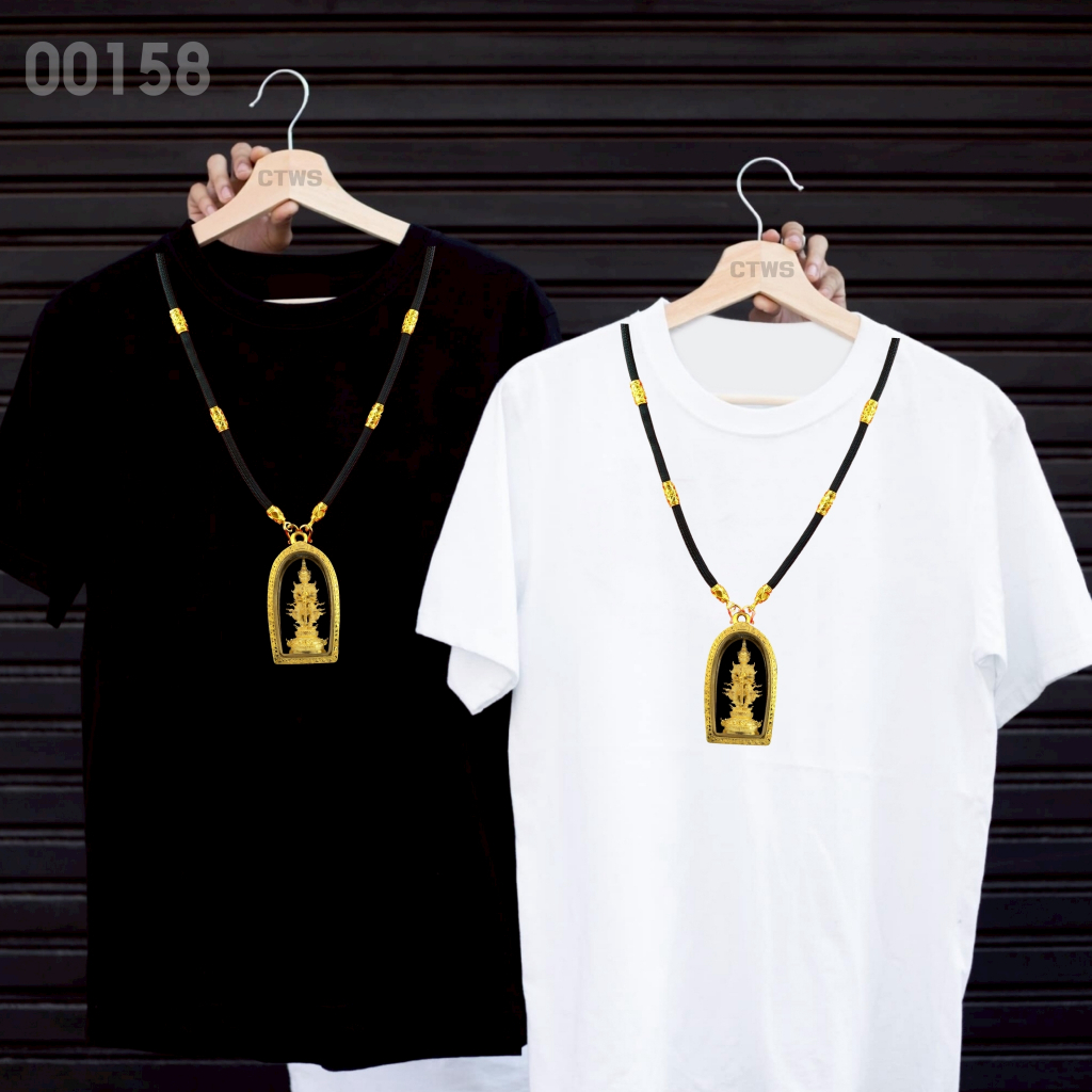 เสื้อยืดสกรีนลาย " สร้อยท้าวเวสสุวรรณ " เสื้อยืดผ้า MICRO POLYESTER 100% เสื้อยืดผ้าไมโครโพลีเอสเตอร์ 100%