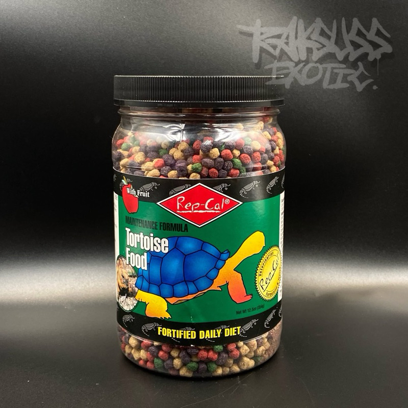 Rep-cal Tortoise Food(354g)  อาหารเต่าบก เพื่อการเจริญเติบโตและสุขภาพที่ดี ให้สารอาหารครบถ้วนและสมดุ