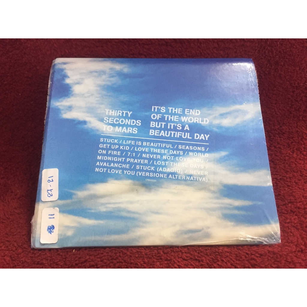 CD 30 Seconds To Mars It's The End Of The World But It's A Beautiful Day สภาพตามปก 27-21