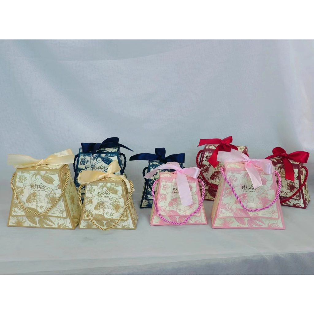 พร้อมส่งจากไทย... กล่องของขวัญ กล่องเป๋าหูหิ้ว กล่องกระดาษใส่ของชำร่วย - รูปที่ 6