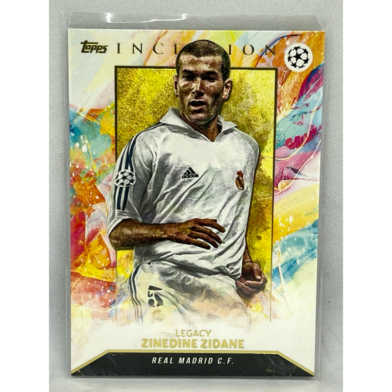 การ์ดฟุตบอล Topps Inception 2023 - 2024 Zinedine Zidane Base